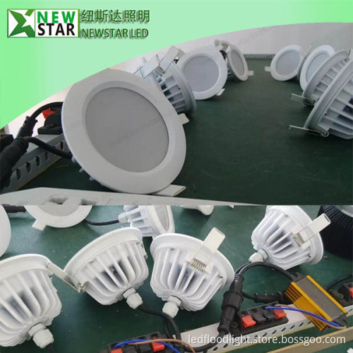 2.5 inch 9W Round IP65 waterproof LED Downlights, Bathroom ceiling LED light